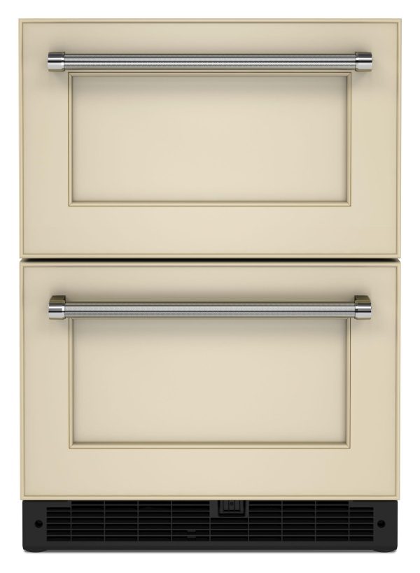 Kitchenaid KUDR204KPA 24  Panel-Ready Undercounter Double-Drawer Refrigerator - Panel Ready Pa Hot on Sale