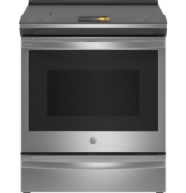 Ge Appliances PHS93XYPFS Ge Profile™ 30  Smart Slide-In Front-Control Induction Fingerprint Resistant Range With In Oven Camera Fashion