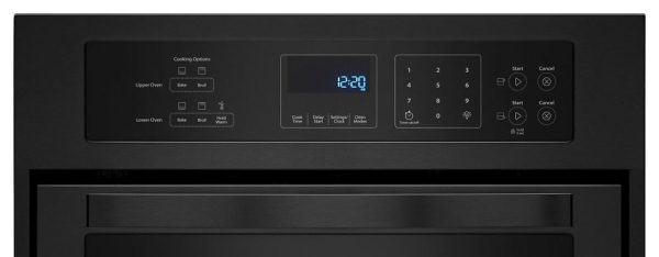 Whirlpool WOD51ES4EB 6.2 Cu. Ft. Double Wall Oven With High-Heat Self-Cleaning System Cheap