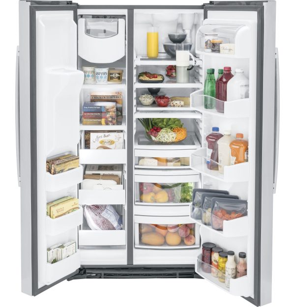 Ge Appliances PSE25KYHFS Ge Profile™ Series Energy Star® 25.3 Cu. Ft. Side-By-Side Refrigerator Online Hot Sale