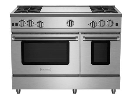 Bluestar RNB484FTBV2 48  Rnb Series Range With 24  French Top For Sale