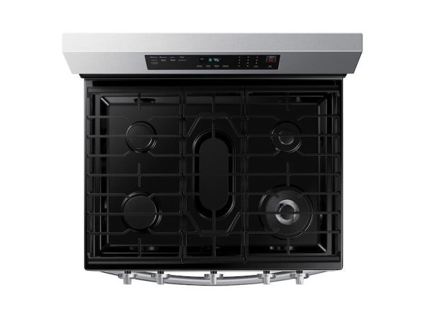 Samsung NX60A6511SS 6.0 Cu. Ft. Smart Freestanding Gas Range With No-Preheat Air Fry & Convection In Stainless Steel Cheap