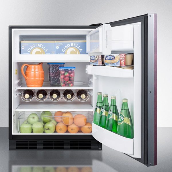 Summit CT663BKBIIFADA 24  Wide Built-In Refrigerator-Freezer, Ada Compliant Cheap