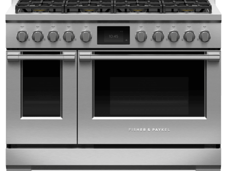 Fisher & Paykel RDV3488N Dual Fuel Range, 48 , 8 Burners, Self-Cleaning on Sale