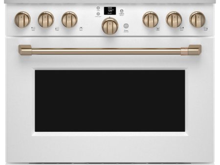 Cafe CGY366P4TW2 Café™ 36  Smart All-Gas Commercial-Style Range With 6 Burners (Natural Gas) Supply