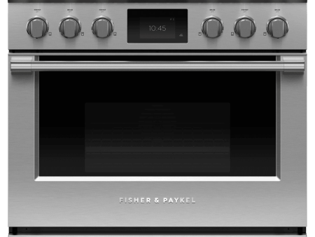 Fisher & Paykel RDV3366N Dual Fuel Range, 36 , 6 Burners, Self-Cleaning Cheap