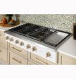 Cafe CGU486P4TW2 Café™ 48  Commercial-Style Gas Rangetop With 6 Burners And Integrated Griddle (Natural Gas) Discount