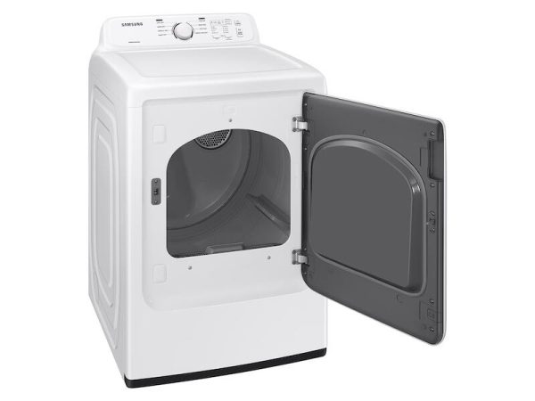 Samsung DVE41A3000W 7.2 Cu. Ft. Electric Dryer With Sensor Dry And 8 Drying Cycles In White For Cheap