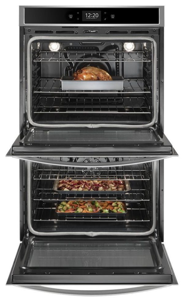 Whirlpool WOD77EC7HS 8.6 Cu. Ft. Smart Double Wall Oven With True Convection Cooking Sale