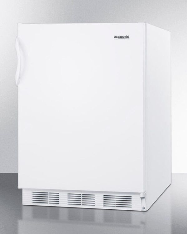 Summit FF7WBIADA Ada Compliant Built-In Undercounter All-Refrigerator For General Purpose Or Commercial Use, With Flat Door Liner, Auto Defrost Operation And White Exterior Online now