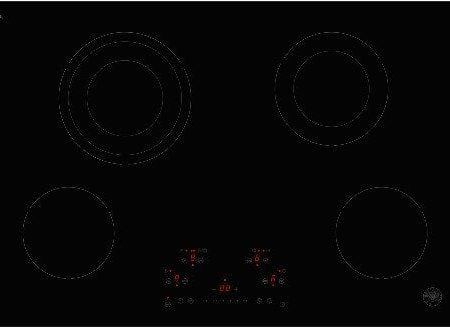 Bertazzoni PE244CER 24 Ceran Touch Control Cooktop 4 Heating Zones Nero Supply