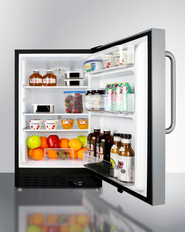 Summit ALR47BSSTB 20  Wide Built-In All-Refrigerator, Ada Compliant For Discount