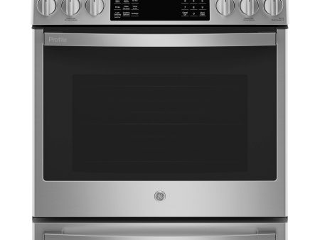 Ge Appliances P2S930YPFS Ge Profile™ 30  Smart Dual Fuel Slide-In Front-Control Fingerprint Resistant Range Online