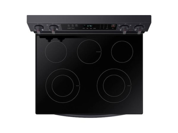 Samsung NE63A6311SG 6.3 Cu. Ft. Smart Freestanding Electric Range With Rapid Boil™ & Self Clean In Black Stainless Steel For Cheap