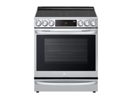 Lg LSEL6337F 6.3 Cu Ft. Smart Wi-Fi Enabled Probake Convection® Instaview® Electric Slide-In Range With Air Fry Online Hot Sale