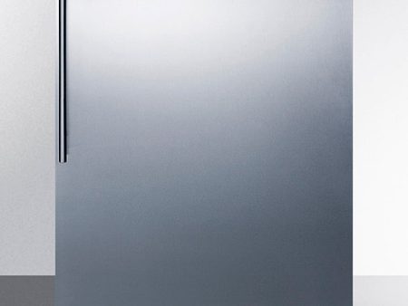 Summit FF7WBISSHV Commercially Listed Built-In Undercounter All-Refrigerator For General Purpose Use, Auto Defrost W Ss Wrapped Door, Thin Handle, And White Cabinet Discount