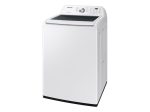 Samsung WA44A3205AW 4.4 Cu. Ft. Top Load Washer With Activewave™ Agitator And Soft-Close Lid In White Hot on Sale