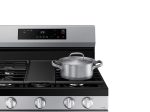 Samsung NX60A6111SS 6.0 Cu. Ft. Smart Freestanding Gas Range With Integrated Griddle In Stainless Steel Fashion