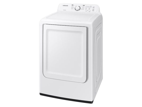 Samsung DVE41A3000W 7.2 Cu. Ft. Electric Dryer With Sensor Dry And 8 Drying Cycles In White For Cheap