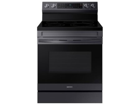 Samsung NE63A6511SG 6.3 Cu. Ft. Smart Freestanding Electric Range With No-Preheat Air Fry & Convection In Black Stainless Steel Fashion