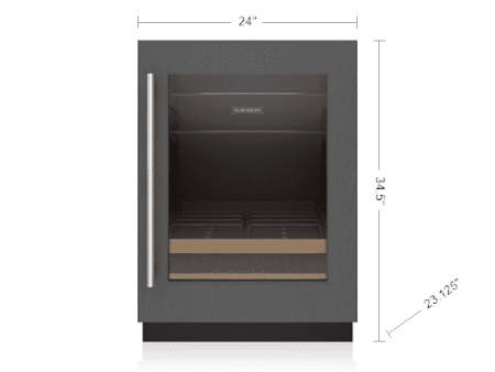 Sub-Zero DEU2450BAL 24  Designer Undercounter Beverage Center - Panel Ready Online now