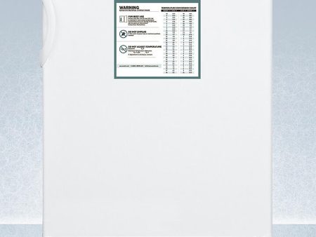 Summit VT65MLBIADAGP Ada Compliant Built-In General Purpose Undercounter Medical All-Freezer Capable Of -25 C Operation, White With Front Lock Online