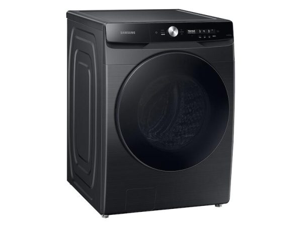 Samsung WF50A8600AV 5.0 Cu. Ft. Extra-Large Capacity Smart Dial Front Load Washer With Cleanguard™ In Brushed Black For Sale