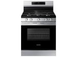 Samsung NX60A6111SS 6.0 Cu. Ft. Smart Freestanding Gas Range With Integrated Griddle In Stainless Steel Fashion