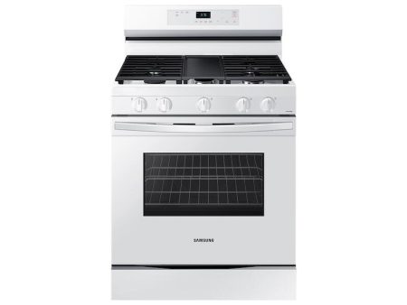 Samsung NX60A6111SW 6.0 Cu. Ft. Smart Freestanding Gas Range With No-Preheat Air Fry & Convection In White Cheap