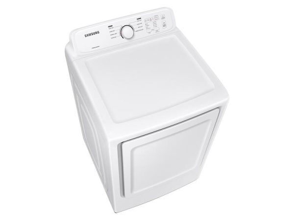 Samsung DVE41A3000W 7.2 Cu. Ft. Electric Dryer With Sensor Dry And 8 Drying Cycles In White For Cheap