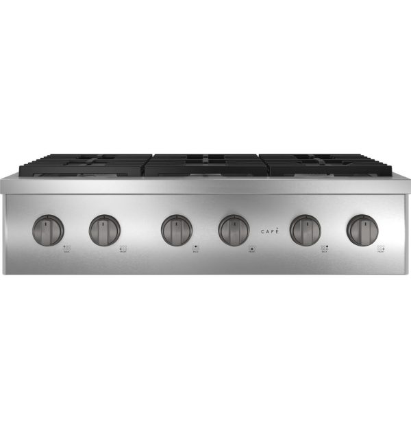 Cafe CGU366P2TS1 Café™ 36  Commercial-Style Gas Rangetop With 6 Burners (Natural Gas) Fashion