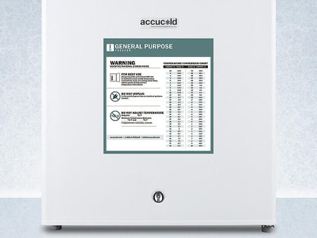 Summit FS24LGP Compact All-Freezer For General Purpose Use, Manual Defrost With Lock, Digital Thermostat Online now