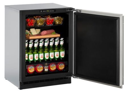 U-Line U2224RS00B 2224R 24  Refrigerator With Stainless Solid Finish And Field Reversible Door Swing (115 V 60 Hz Volts  60 Hz Hz) Sale