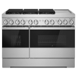 Jennair JDRP548HM Noir 48  Dual-Fuel Professional Range With Chrome-Infused Griddle Online Sale