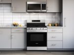 Samsung NX60A6111SS 6.0 Cu. Ft. Smart Freestanding Gas Range With Integrated Griddle In Stainless Steel Fashion