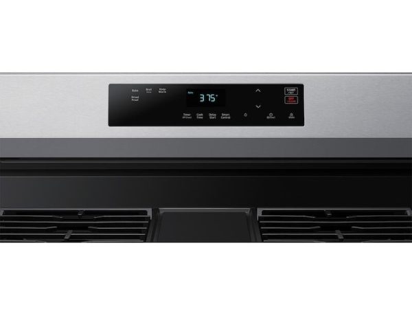 Samsung NX60A6111SS 6.0 Cu. Ft. Smart Freestanding Gas Range With Integrated Griddle In Stainless Steel Fashion